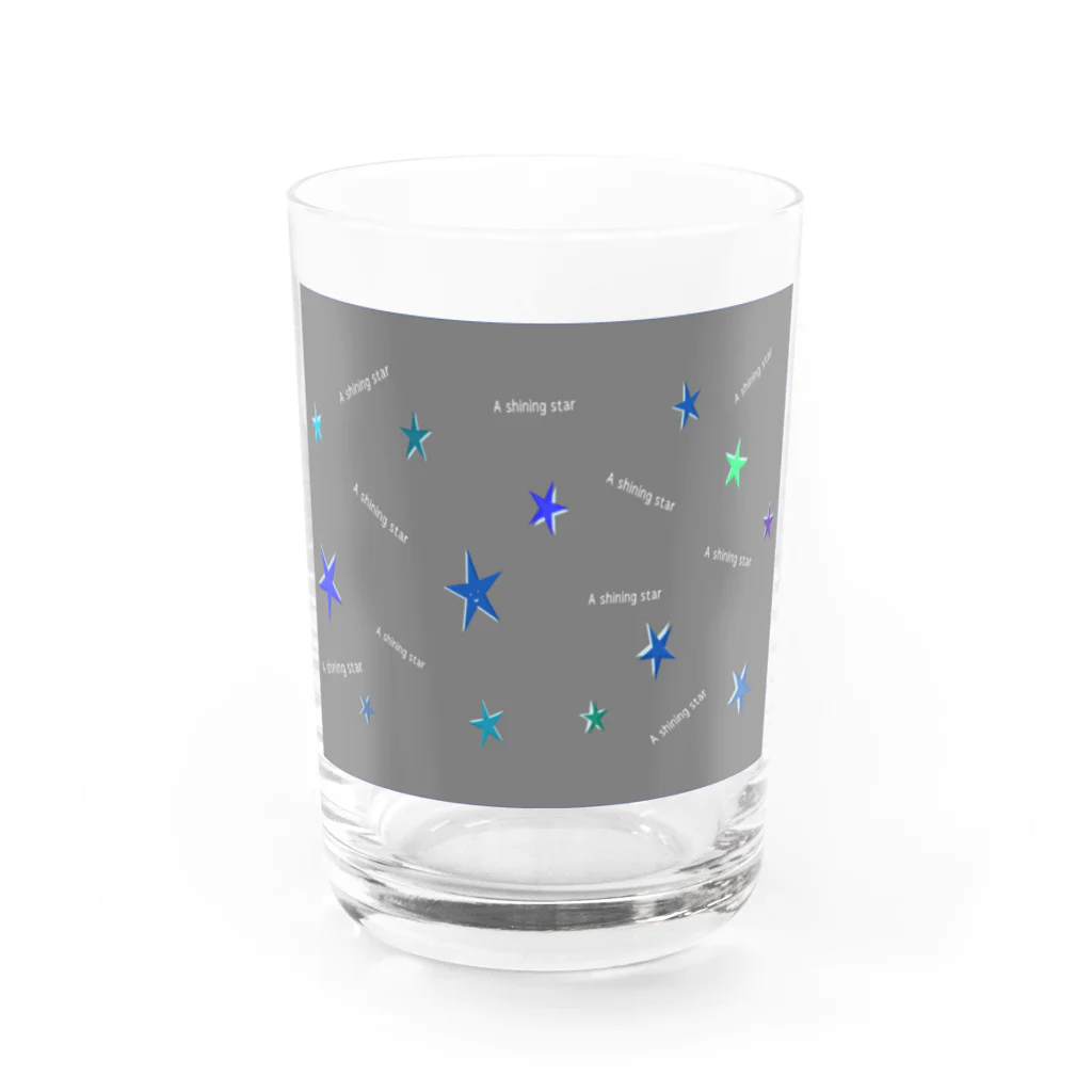 Momonngamonnga zakka の夜空の星たち Water Glass :front