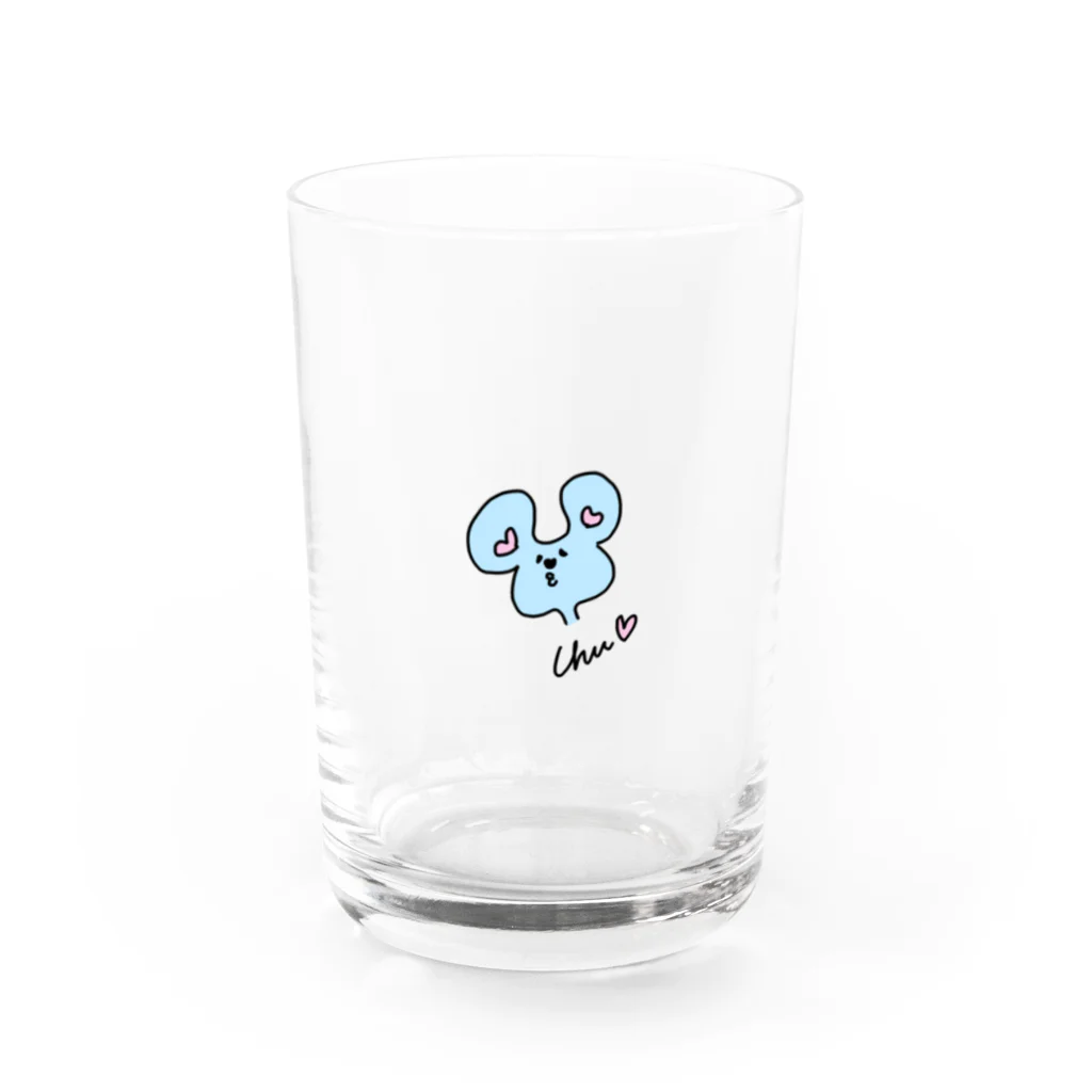 MUCCIのねずみさんChu♡ Water Glass :front