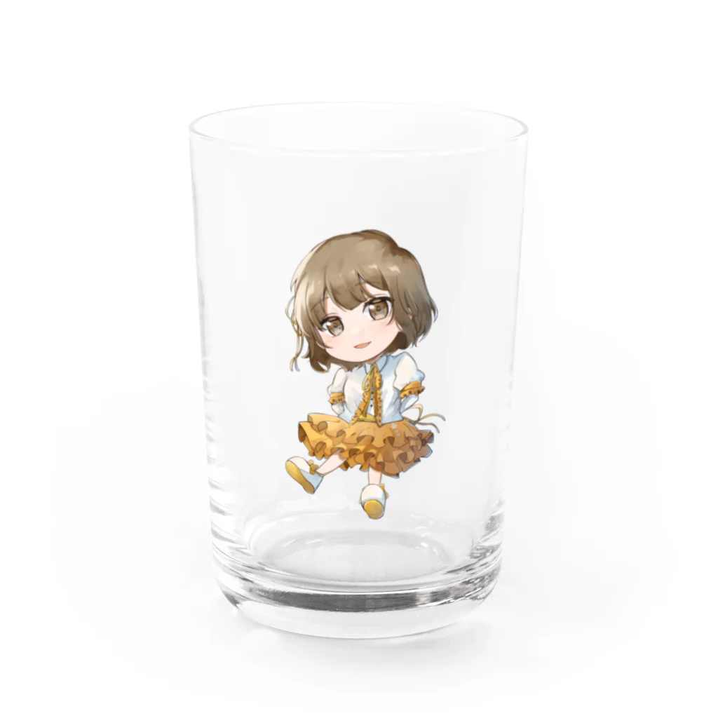 🎗💐みぃの公式グッズ屋さんのちびみぃちゃん Water Glass :front