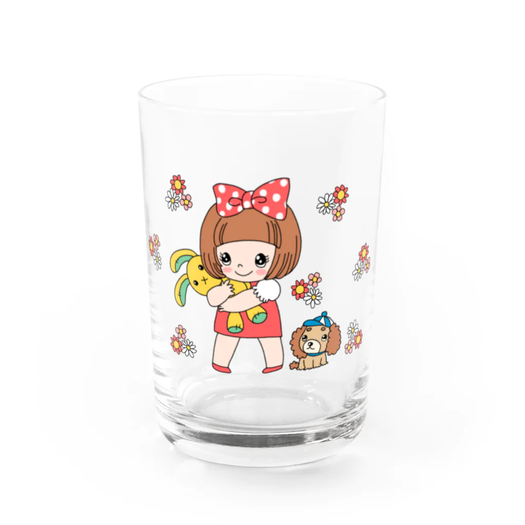 KURUKURUMEEのれとろがーる。 Water Glass :front