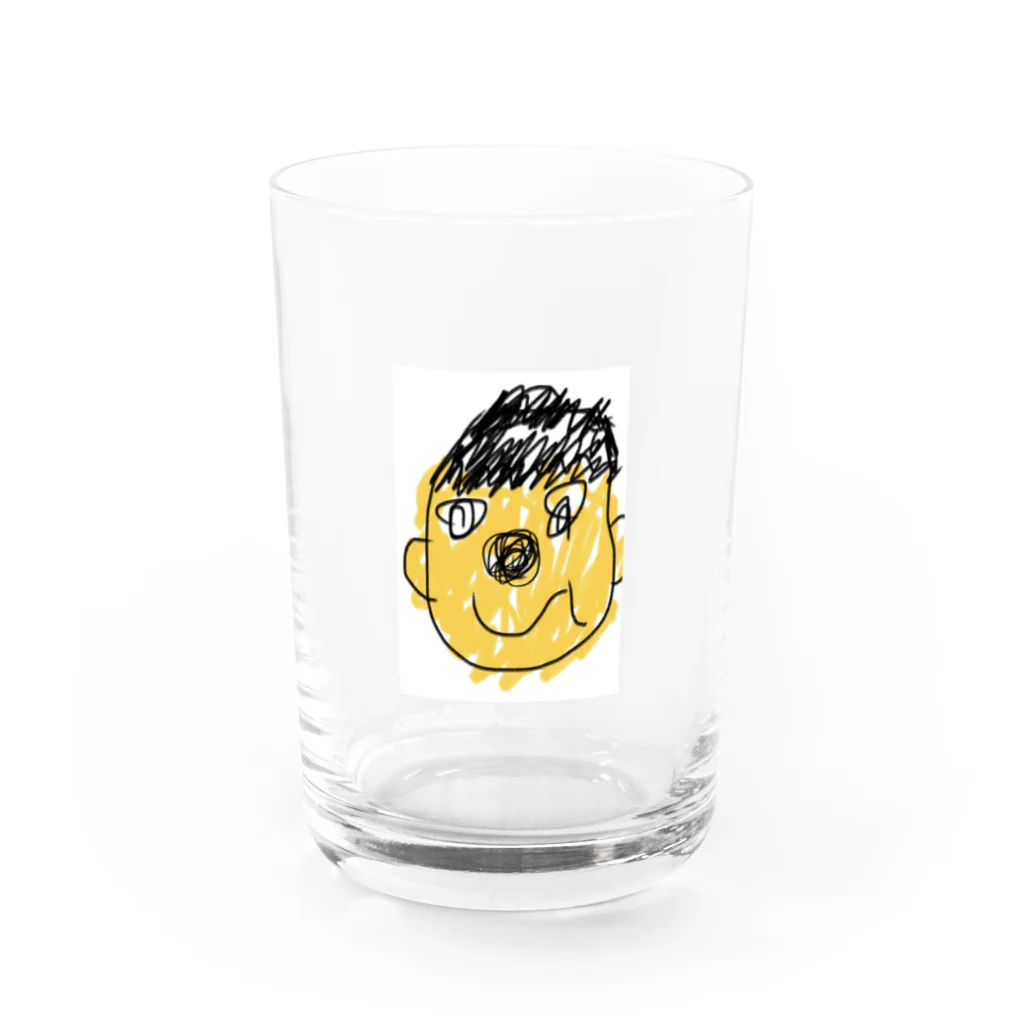 お父さんのお店のご存知「お父さん」です Water Glass :front