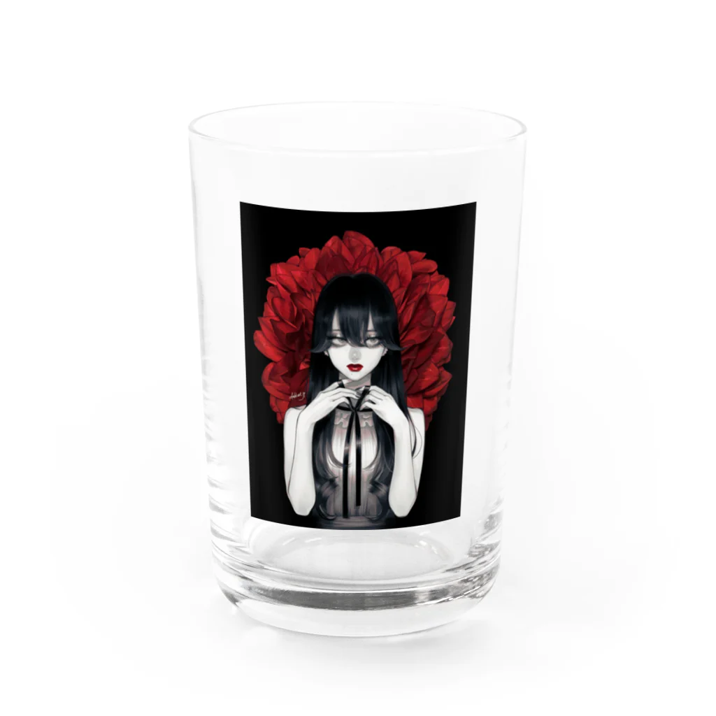 dahlia shop SUZURIのVolatile Water Glass :front