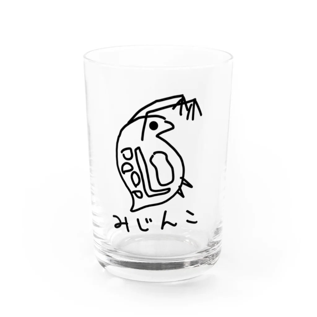 いきものや　のの（別館）のミジンコ Water Glass :front