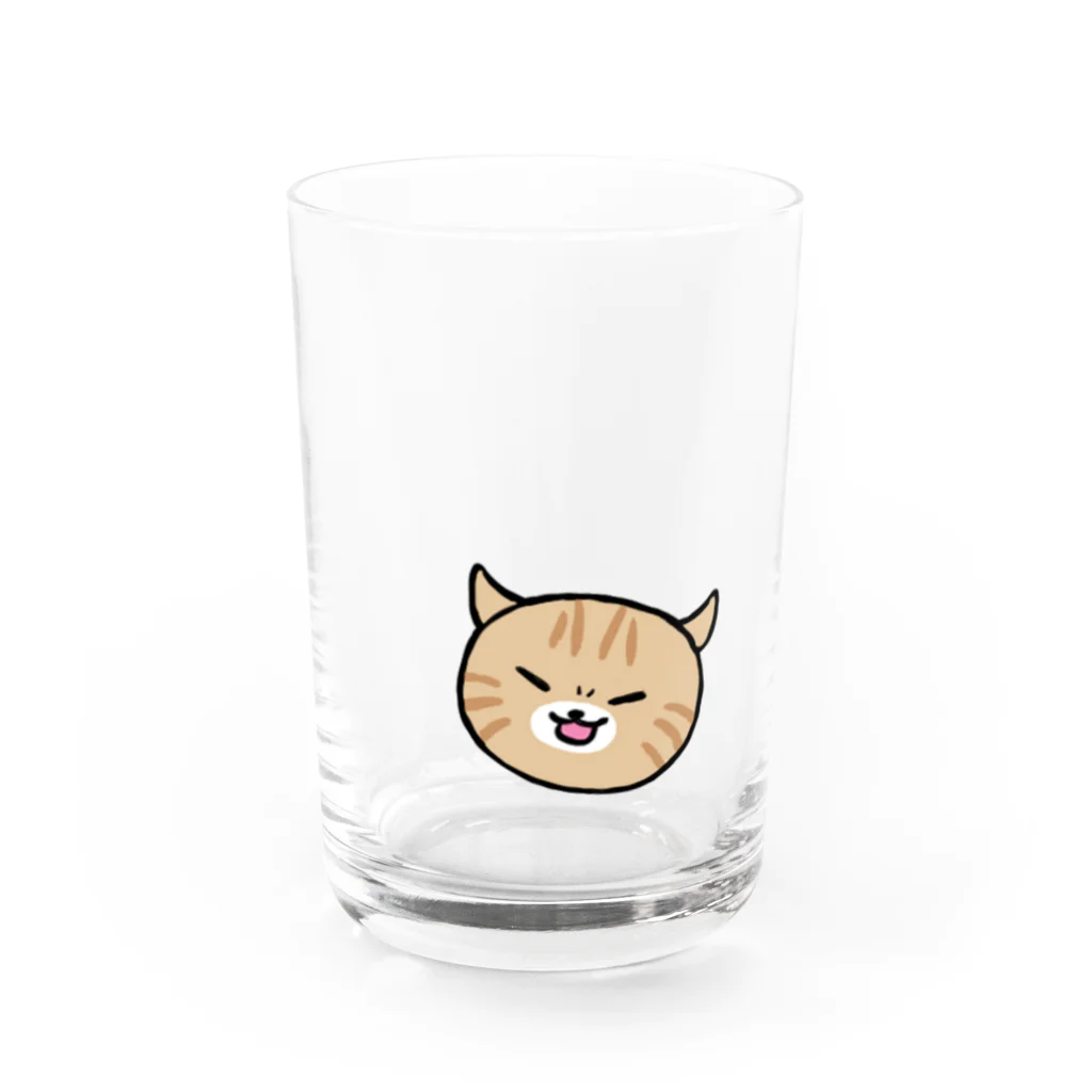 はぐれにくきゅうのイカ耳 Water Glass :front