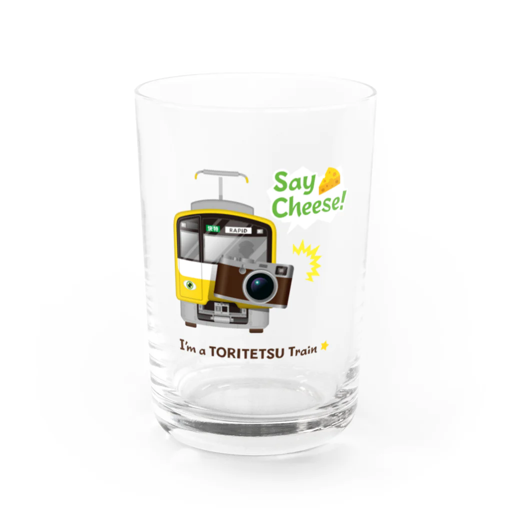 Train Kids! SOUVENIR SHOPの撮り鉄電車 Water Glass :front