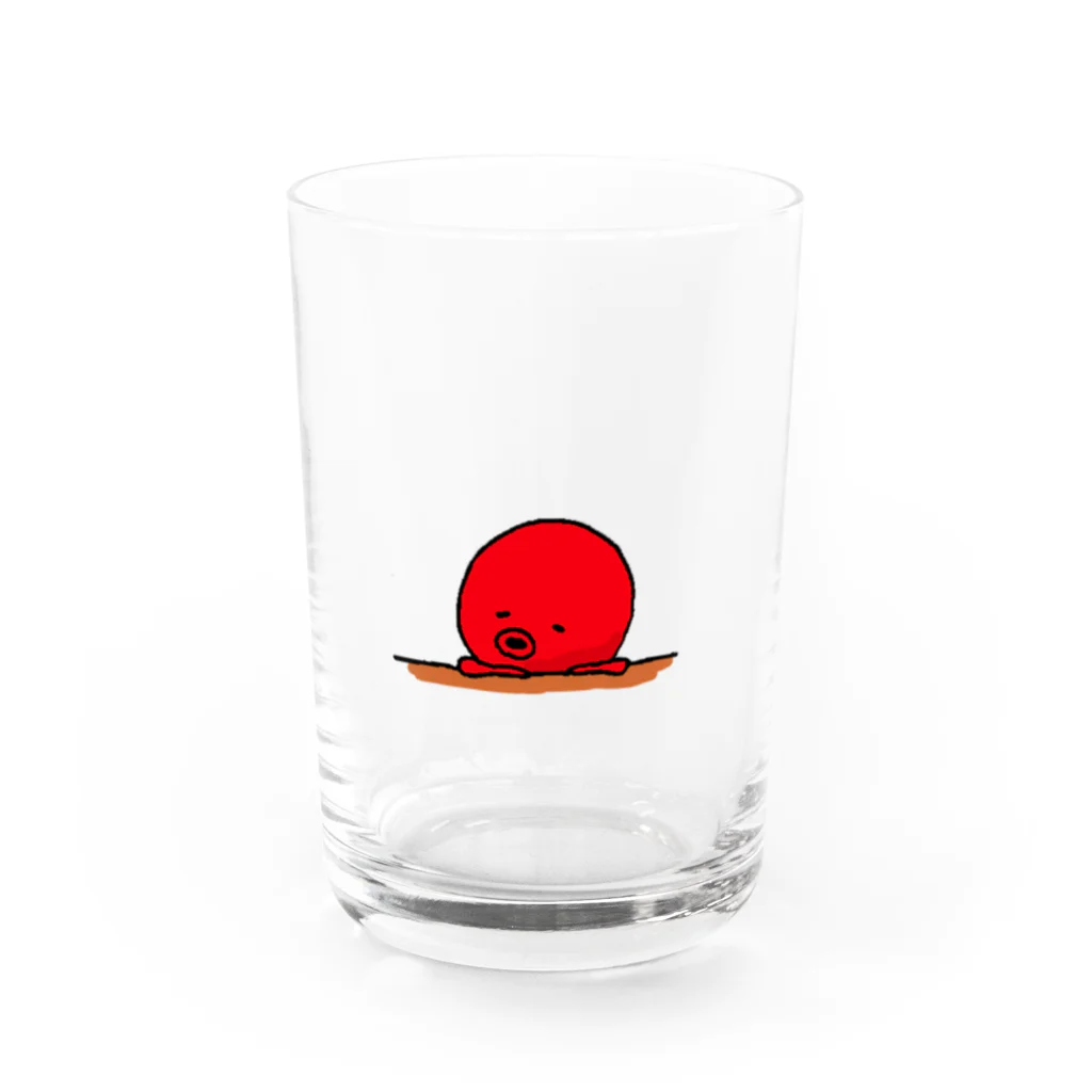 たこむんLABO.のぐーたらたこむん Water Glass :front