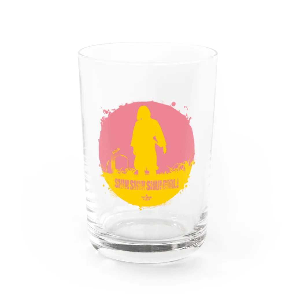 SHUSHUSHUの『シュシュシュの娘』グラフィックグッズ　カラフル Water Glass :front