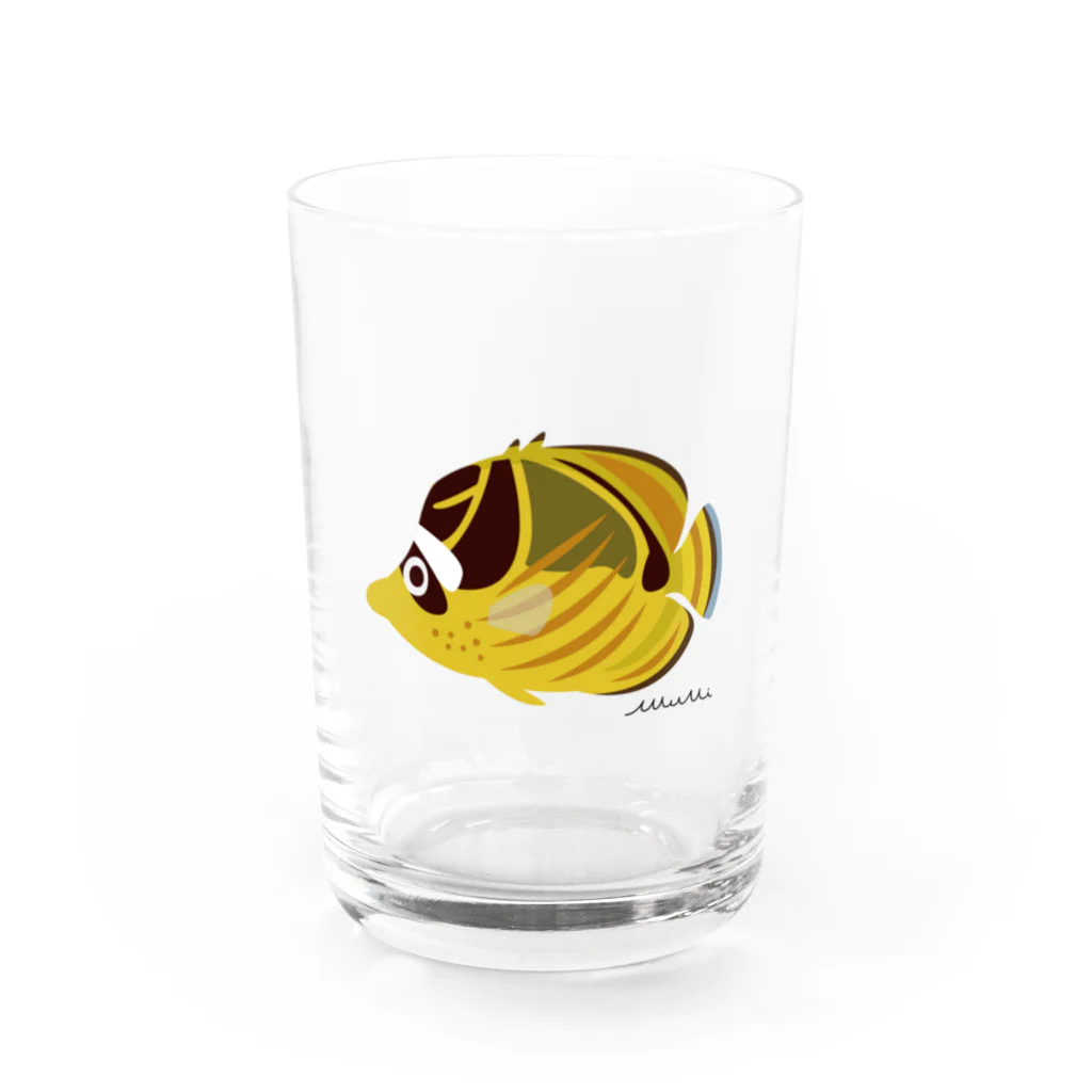 Astrio SUZURI店のチョウハンちゃん Water Glass :front