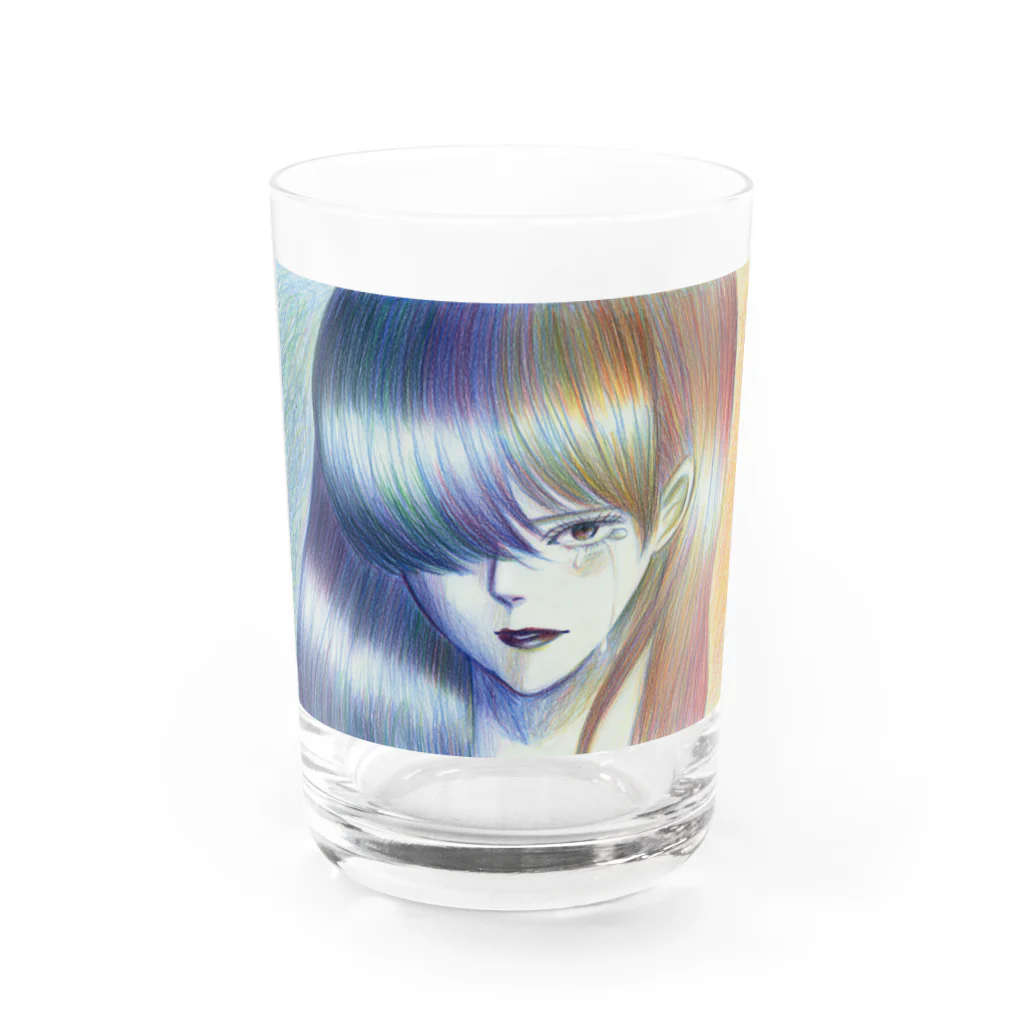 すくすくえくすののぞみ Water Glass :front