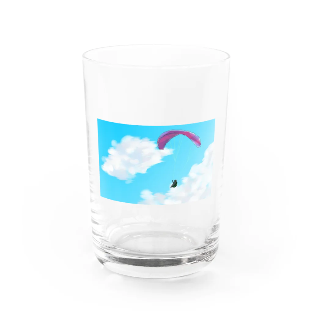 エレメンタルソーダーの青空パラグライダー Water Glass :front