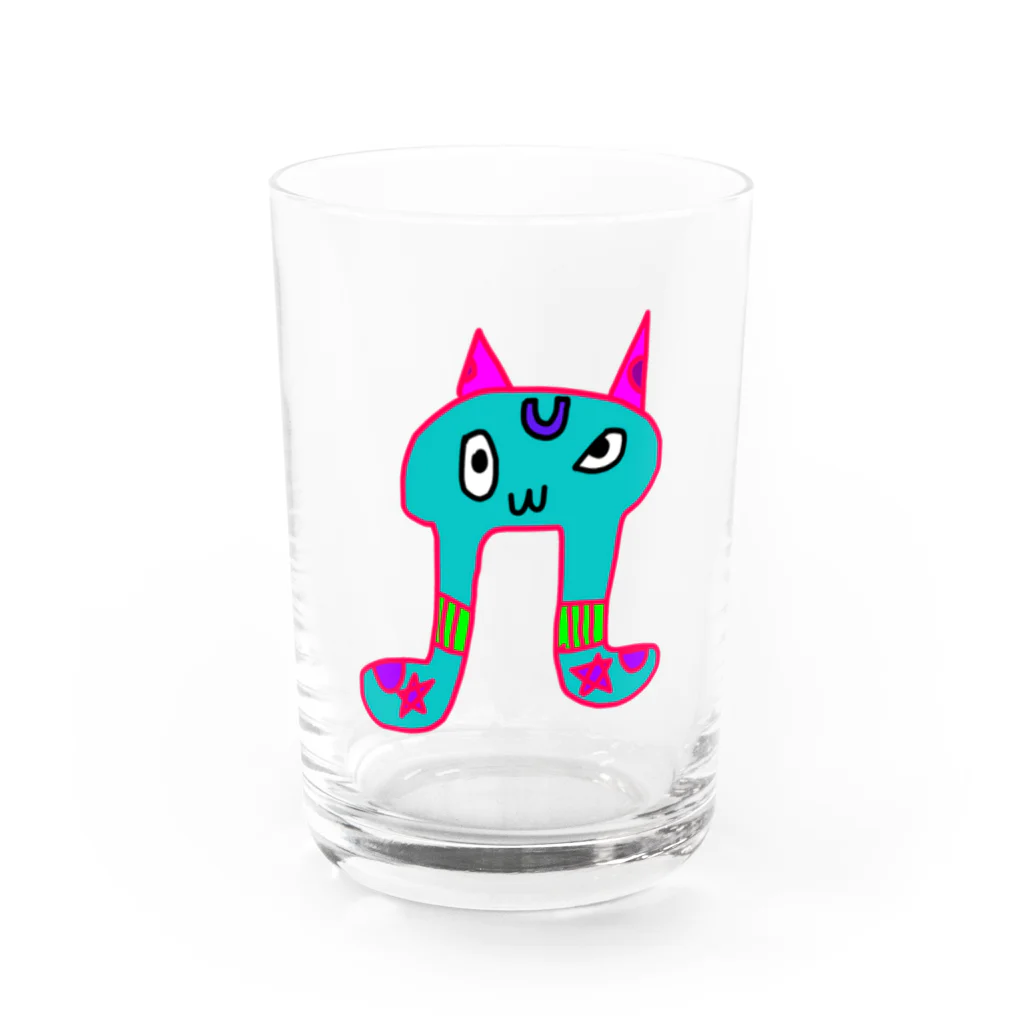 クリームのオートノミートレーニング雑貨店のラピルスくん Water Glass :front