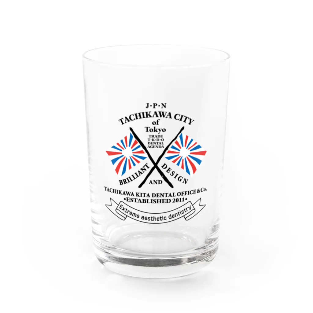 TKDO's STOREのTKDO FLAG Water Glass :front