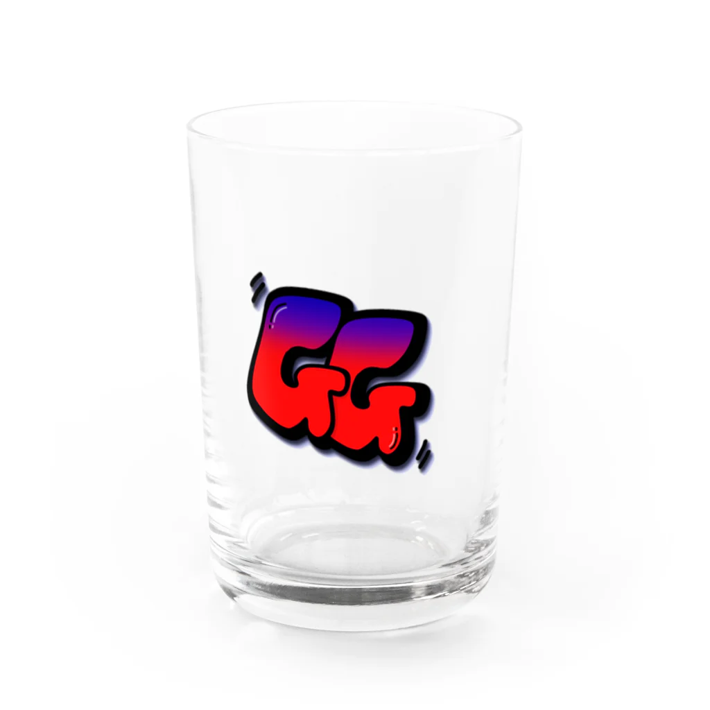 なんとかなる屋さんのGG(Good Game) Water Glass :front