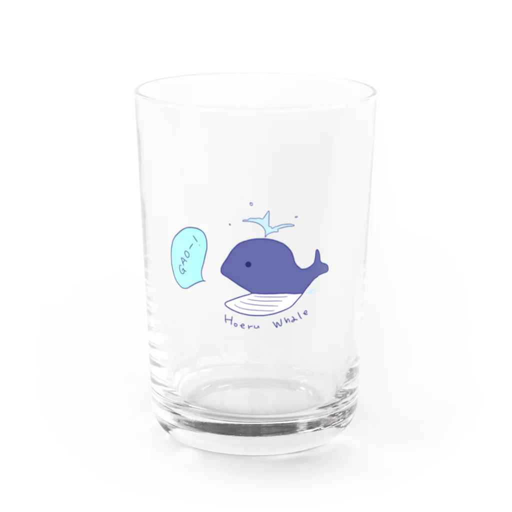 はちよんごのほえるほえーる Water Glass :front