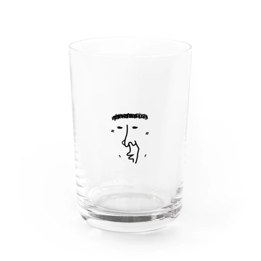 てるざえもんグッズのてるざえもん公式グッズ Water Glass :front