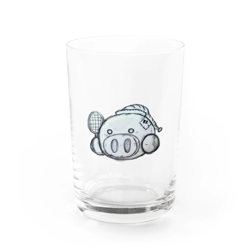 F.t cocoのてにぶひ Water Glass :front