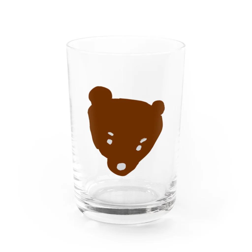 Pamのクマ／グレー グラス前面