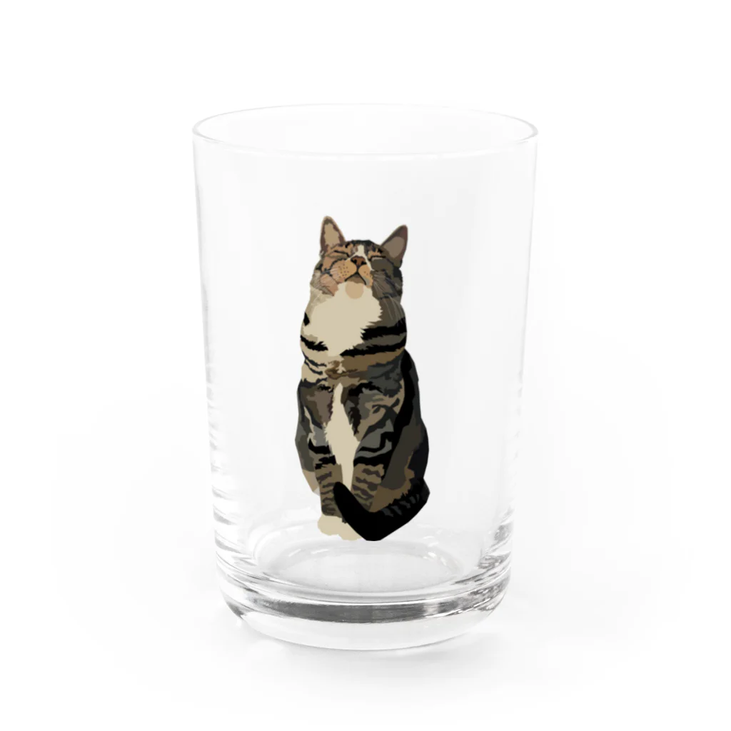 NAGATAIのTabby Cat Water Glass :front