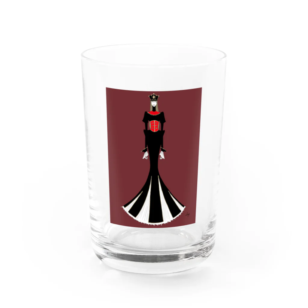 Ioristyleの軍服の女 Water Glass :front