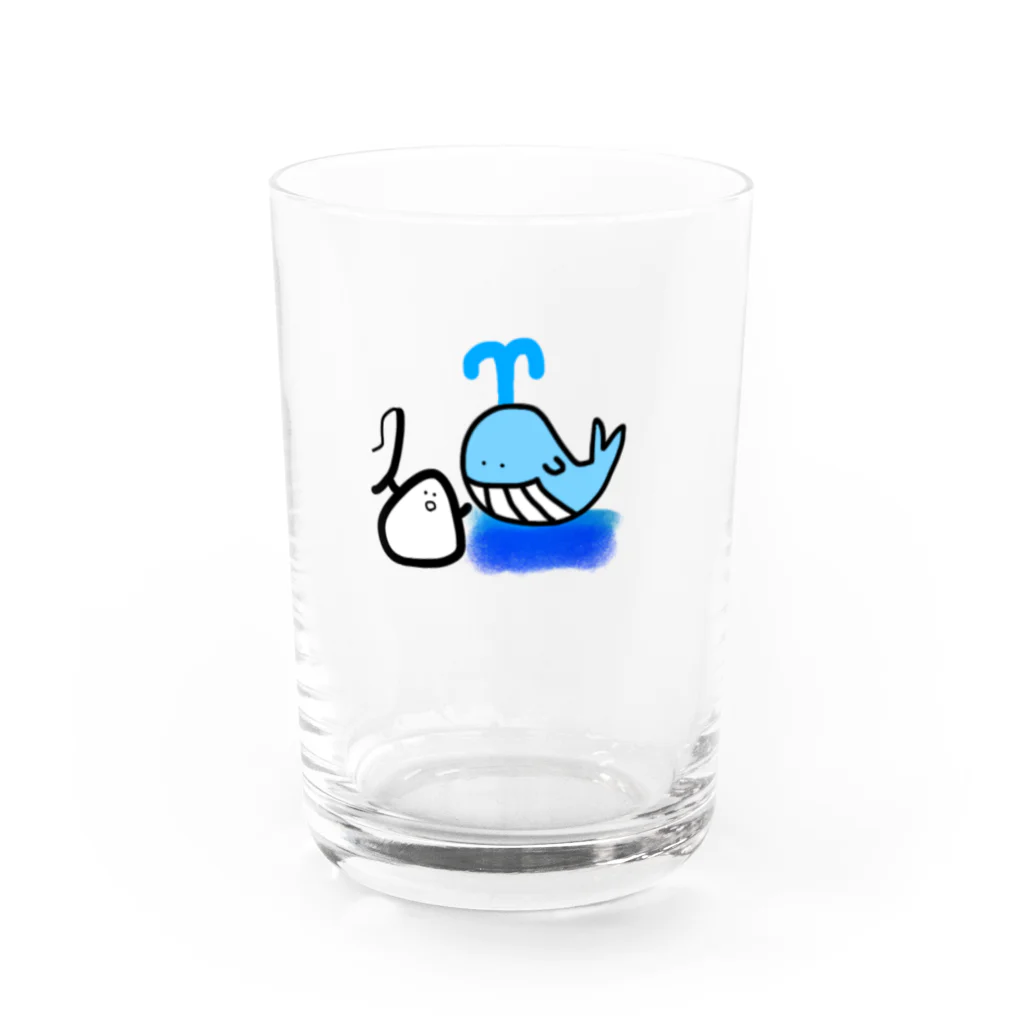 もっちりオンラインSHOPのくじらともっちり Water Glass :front