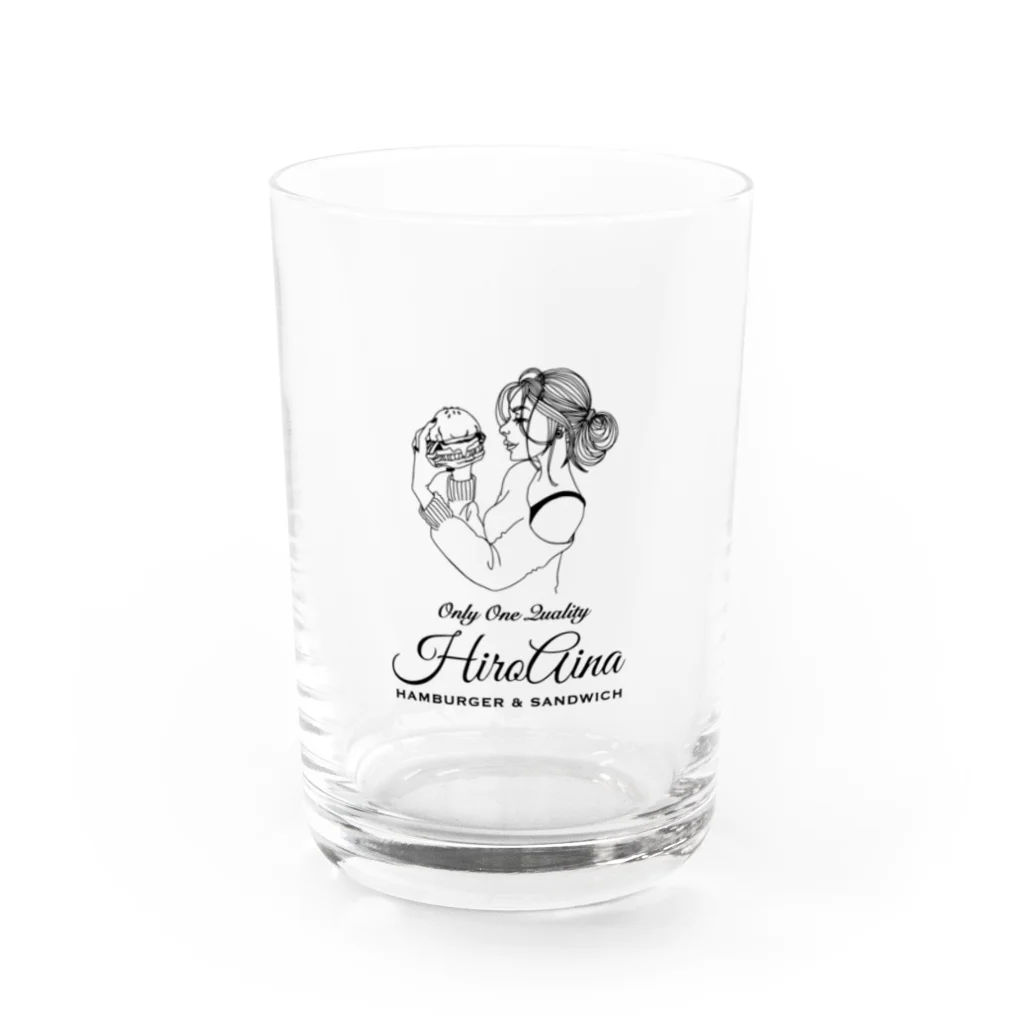 zakio1031のHiroAinaオリジナルグラス Water Glass :front