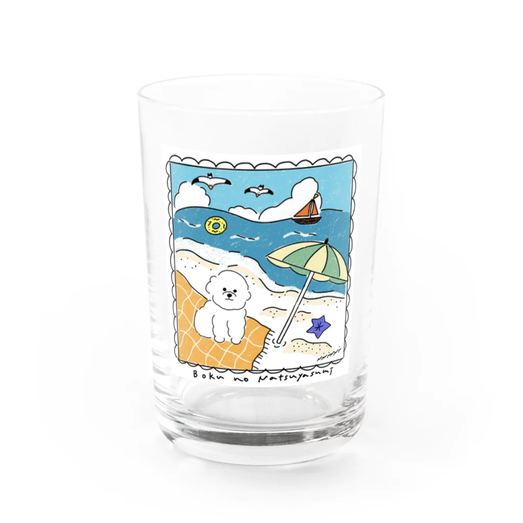 umiumiのboku no natsuyasumi Water Glass :front