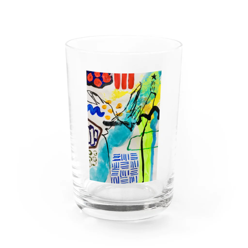 ヒラモトユミエの抽☆象 Water Glass :front