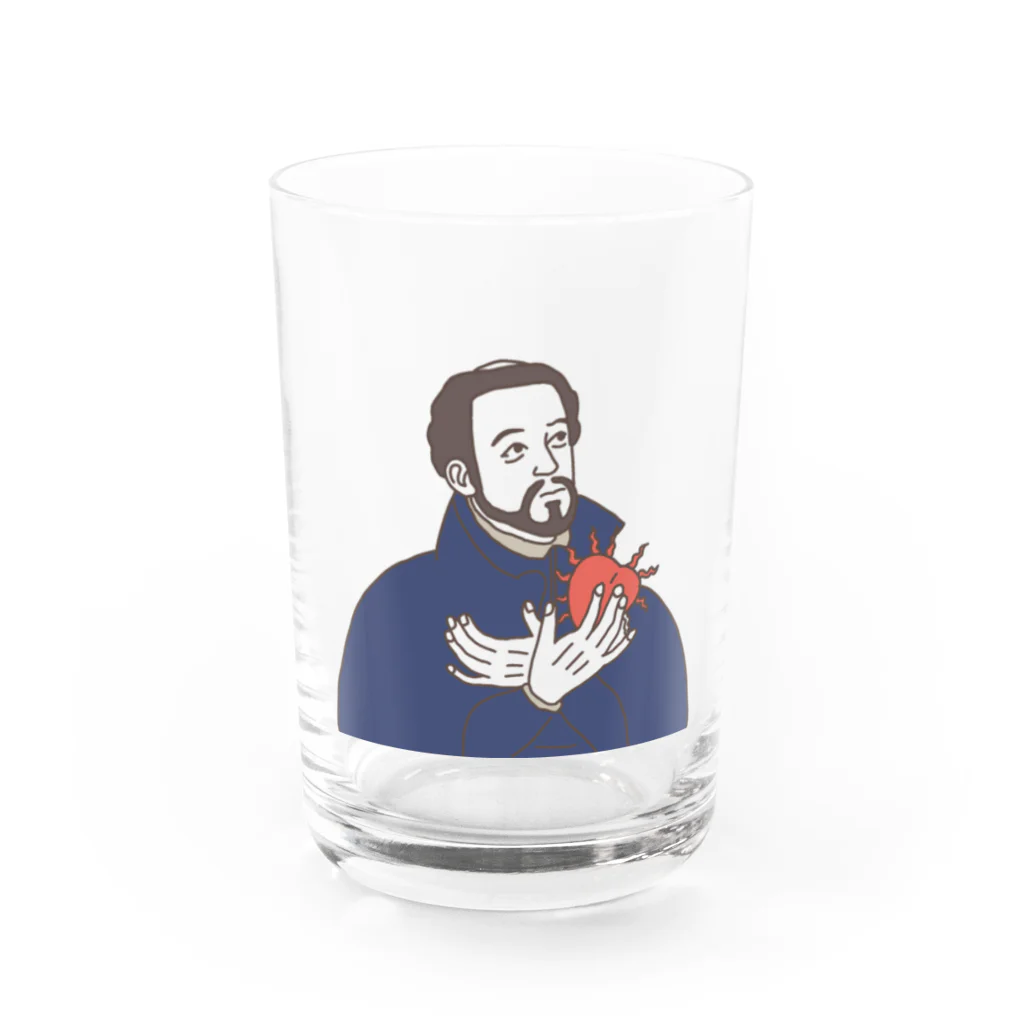 iiiiikustanのザビエルくん。 Water Glass :front