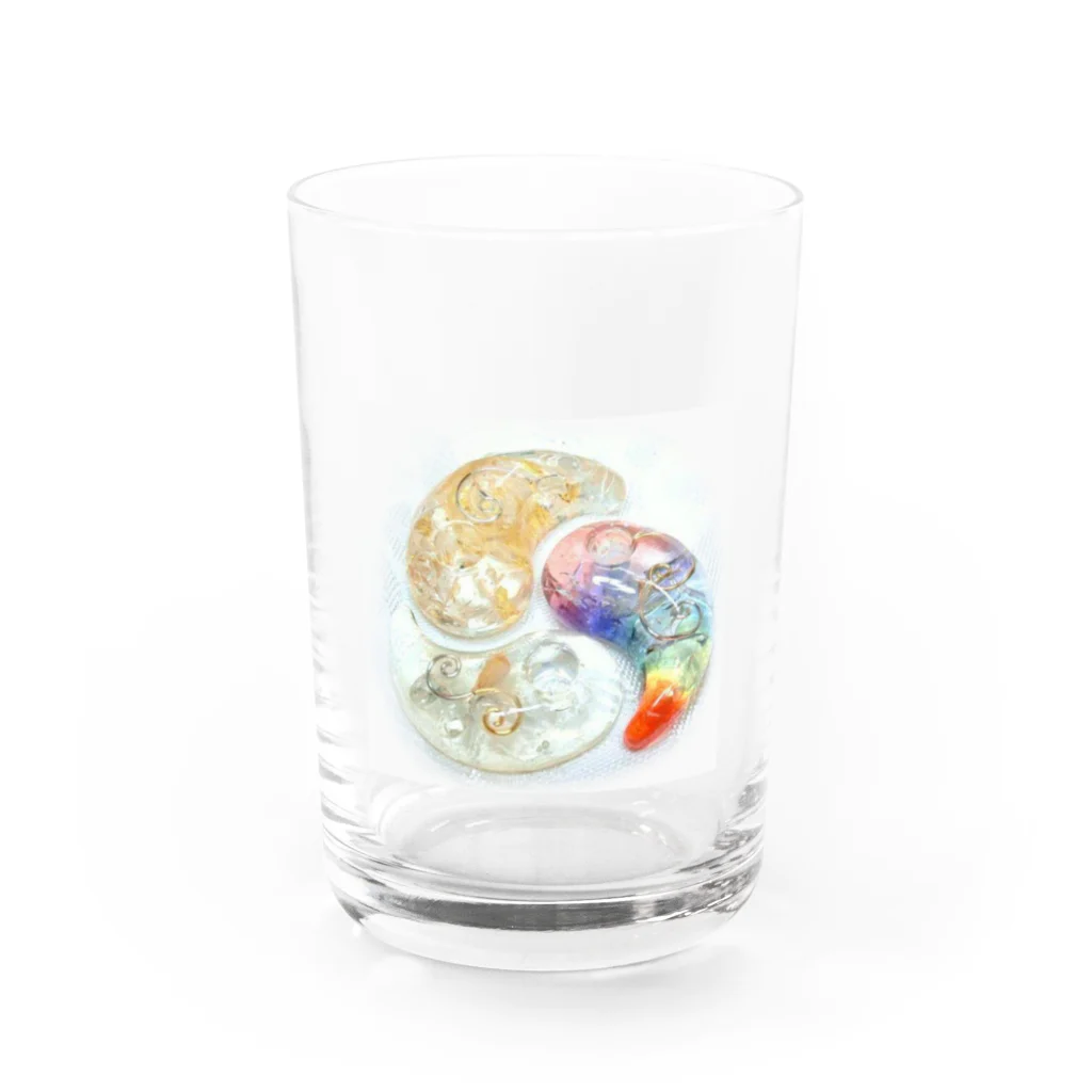 創作工房 昴の勾玉三姉妹 Water Glass :front