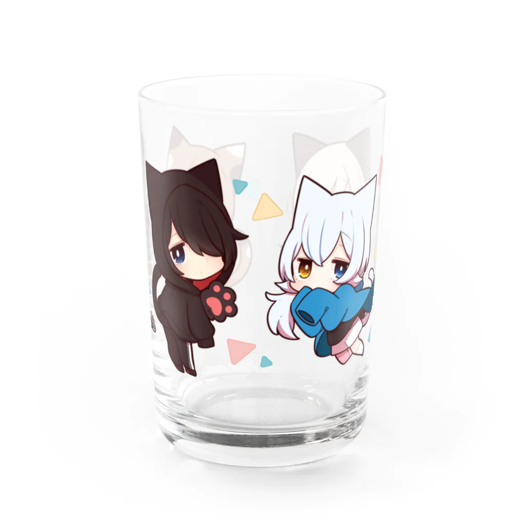 佐治の猫少年 Water Glass :front