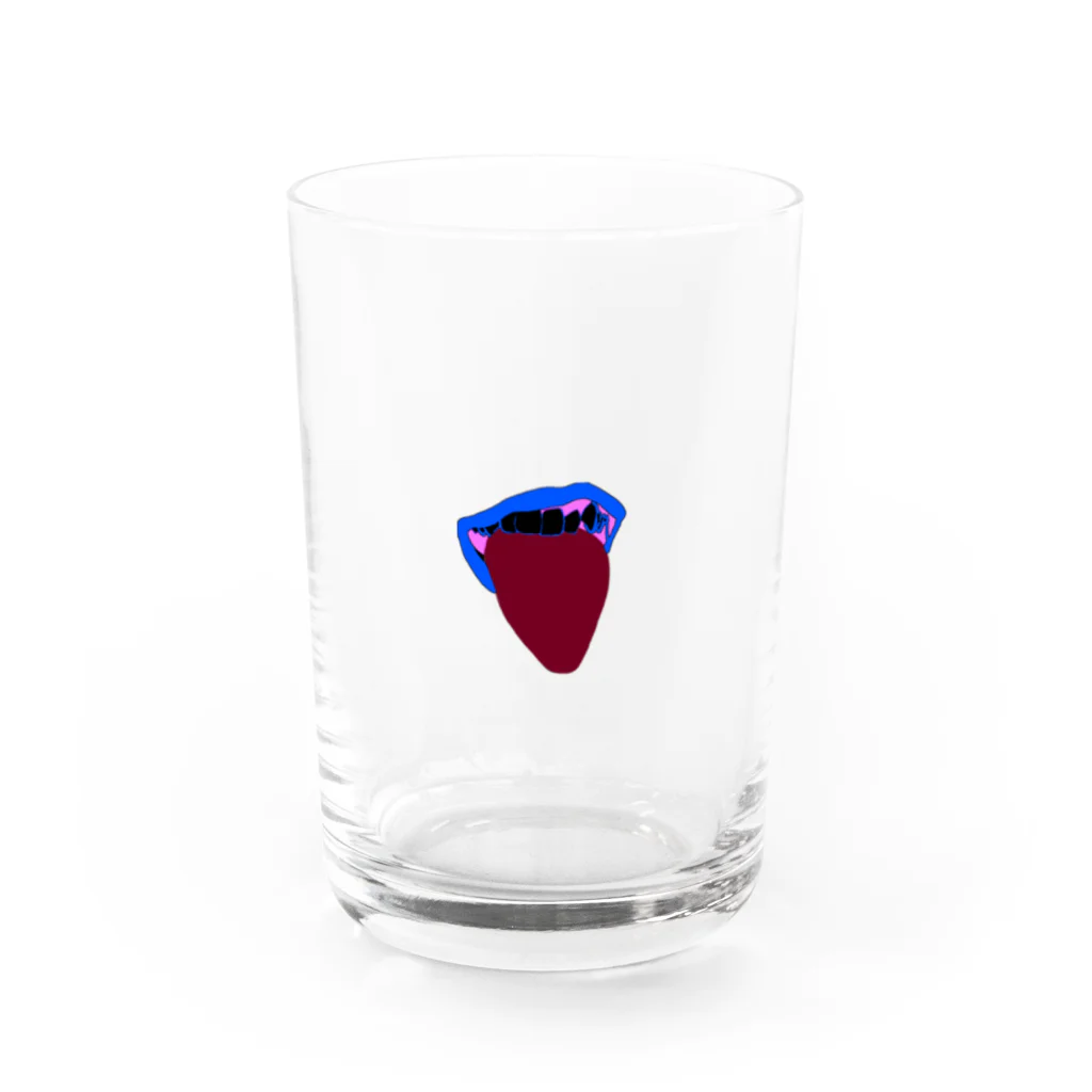 bluemouthの口は災いの元！！！ Water Glass :front