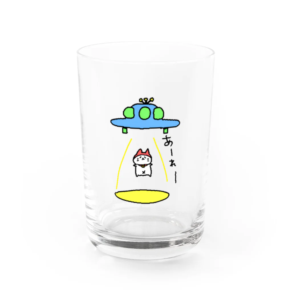 🍙猫かぶりさんのおうち🍙のキャトルミューティレーション猫かぶりさん Water Glass :front