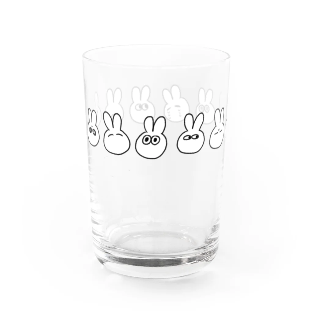 しらたま直売所のしらたま行列 Water Glass :front