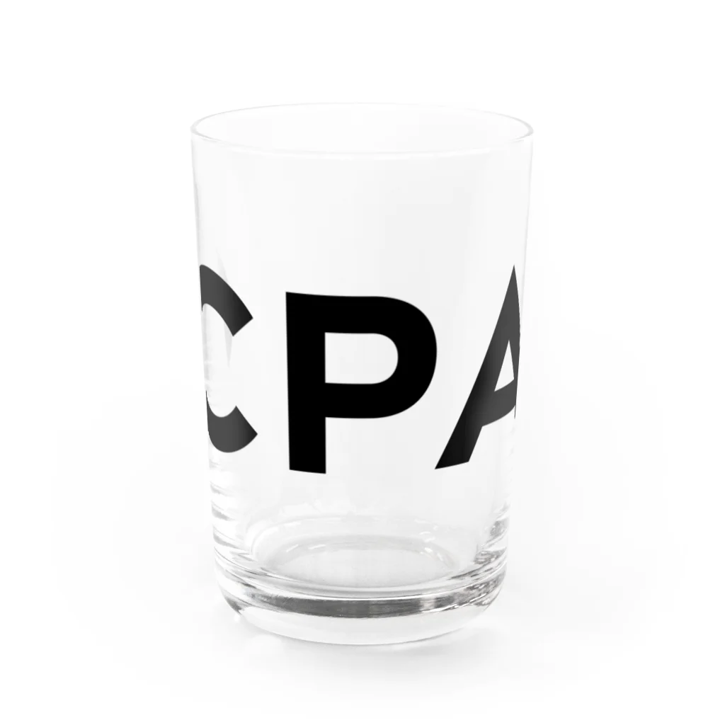 大のCPA Water Glass :front