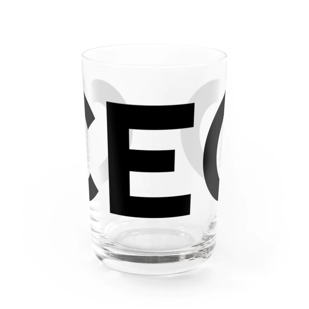 大のCEO Water Glass :front