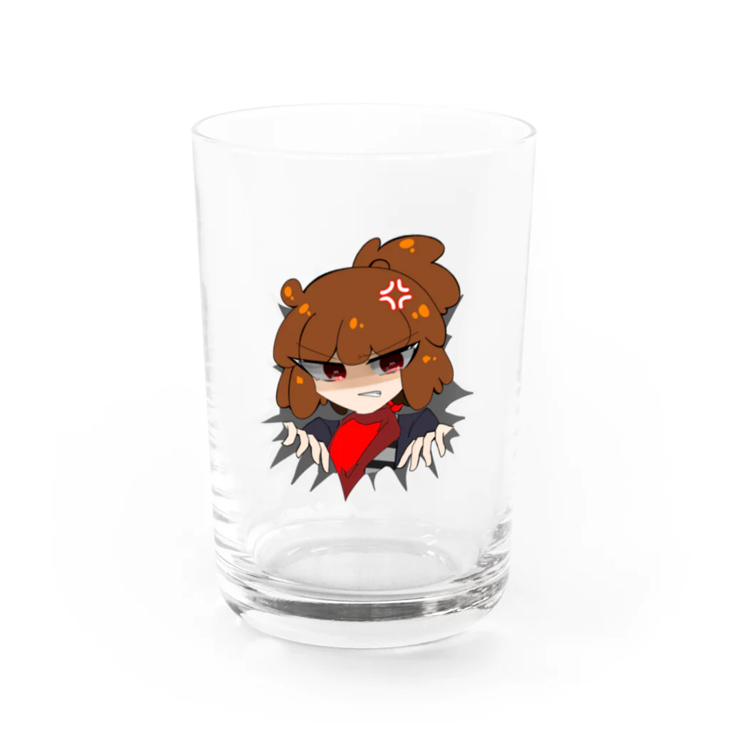 ✖みるく✖のべ〜こんちゃん Water Glass :front