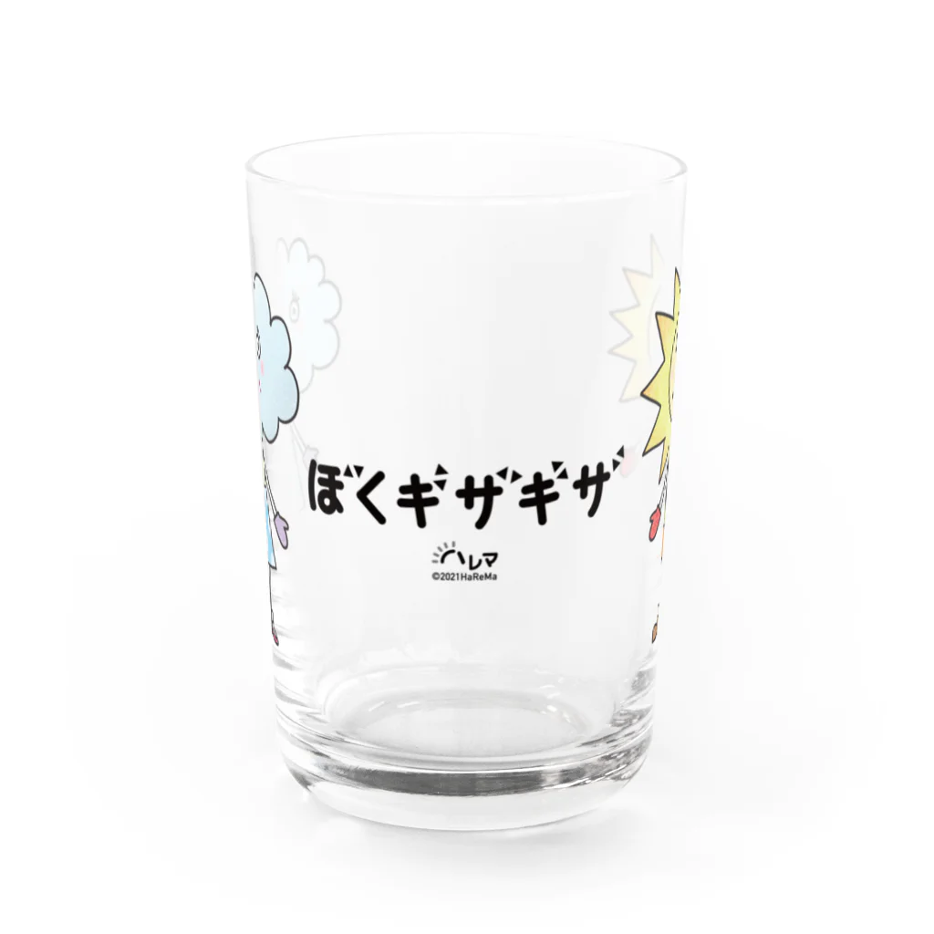 ハレマ ストアのギザギザとモコン Water Glass :front