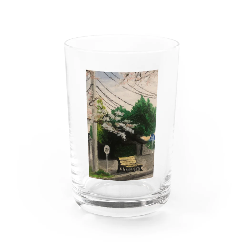 いしわたはるかのそういえば春 Water Glass :front