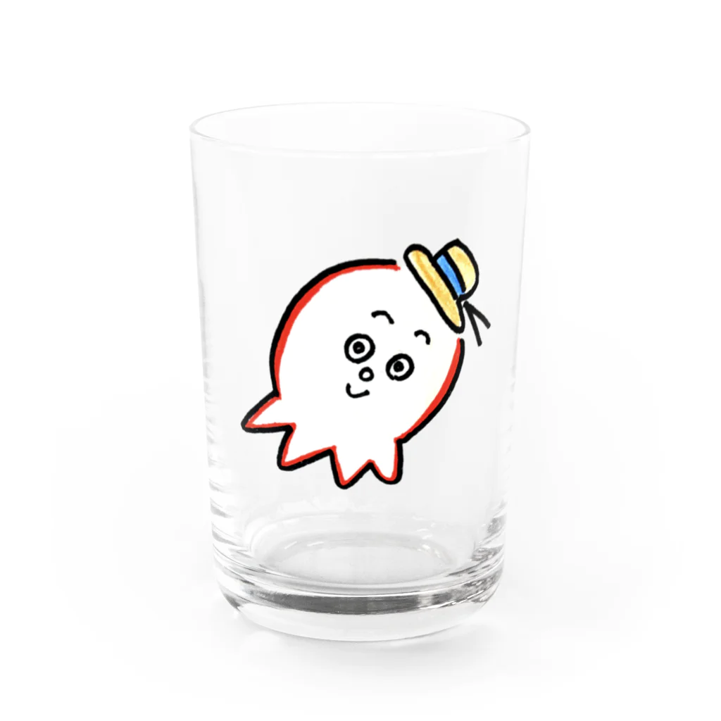 びろひんのお店の紳士なたこ Water Glass :front