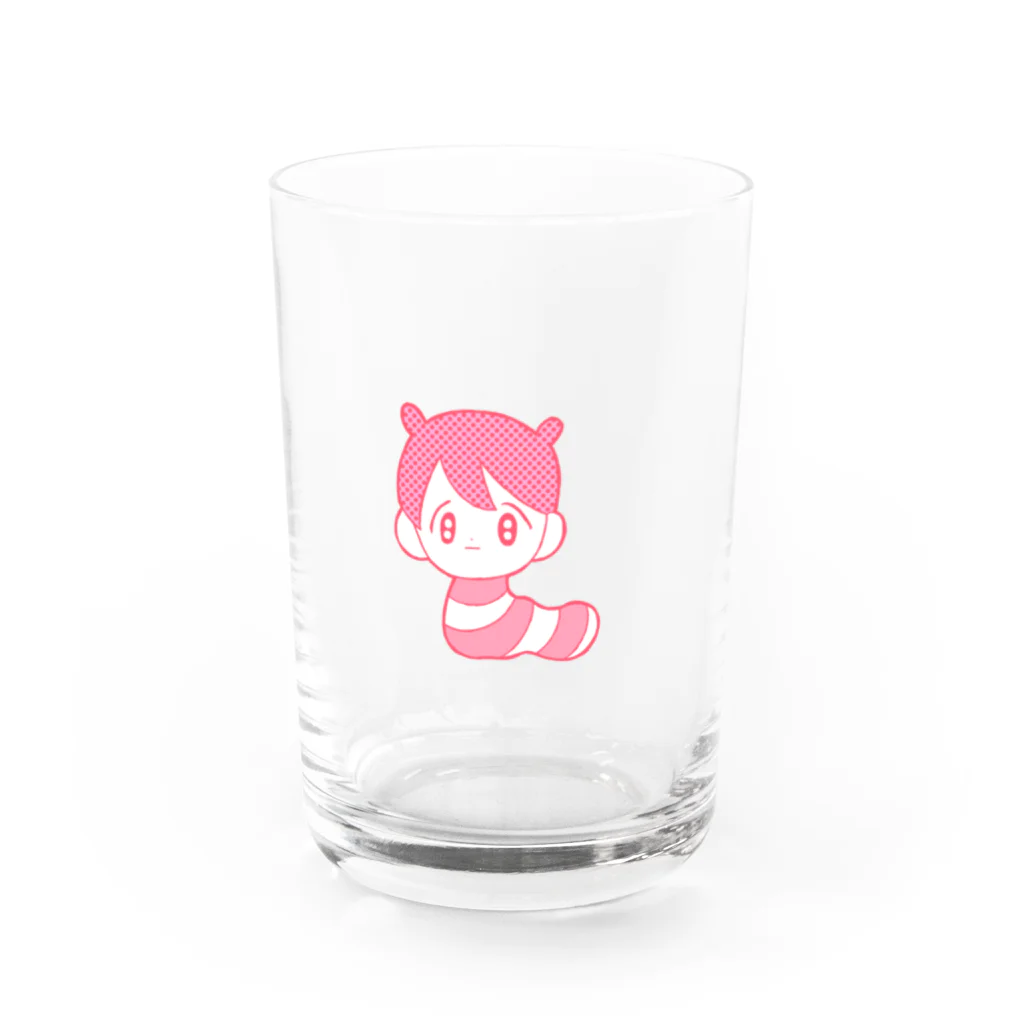 さとね工房のいもむし Water Glass :front