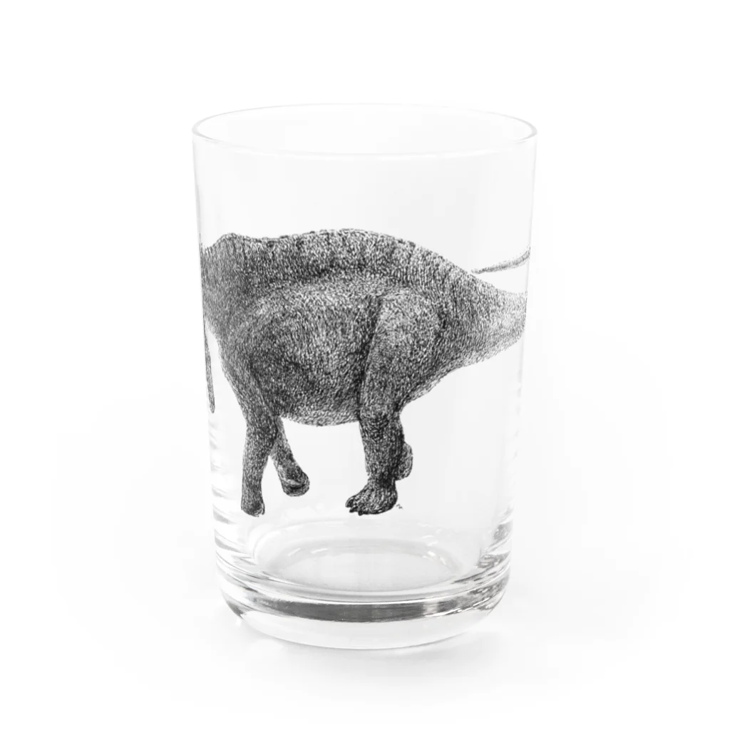 segasworksのAmargasaurus（白黒） グラス前面