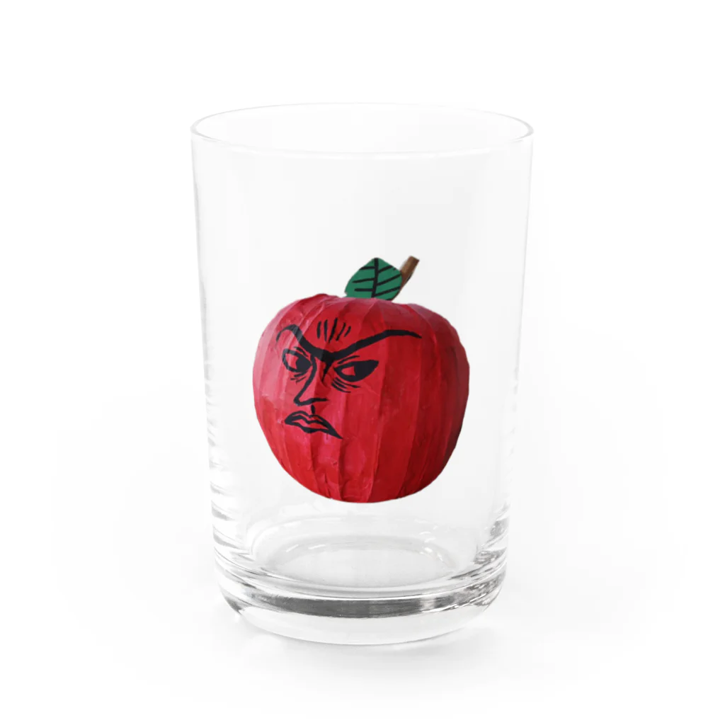 りんご農家の酒池肉りんごマンフェイス Water Glass :front