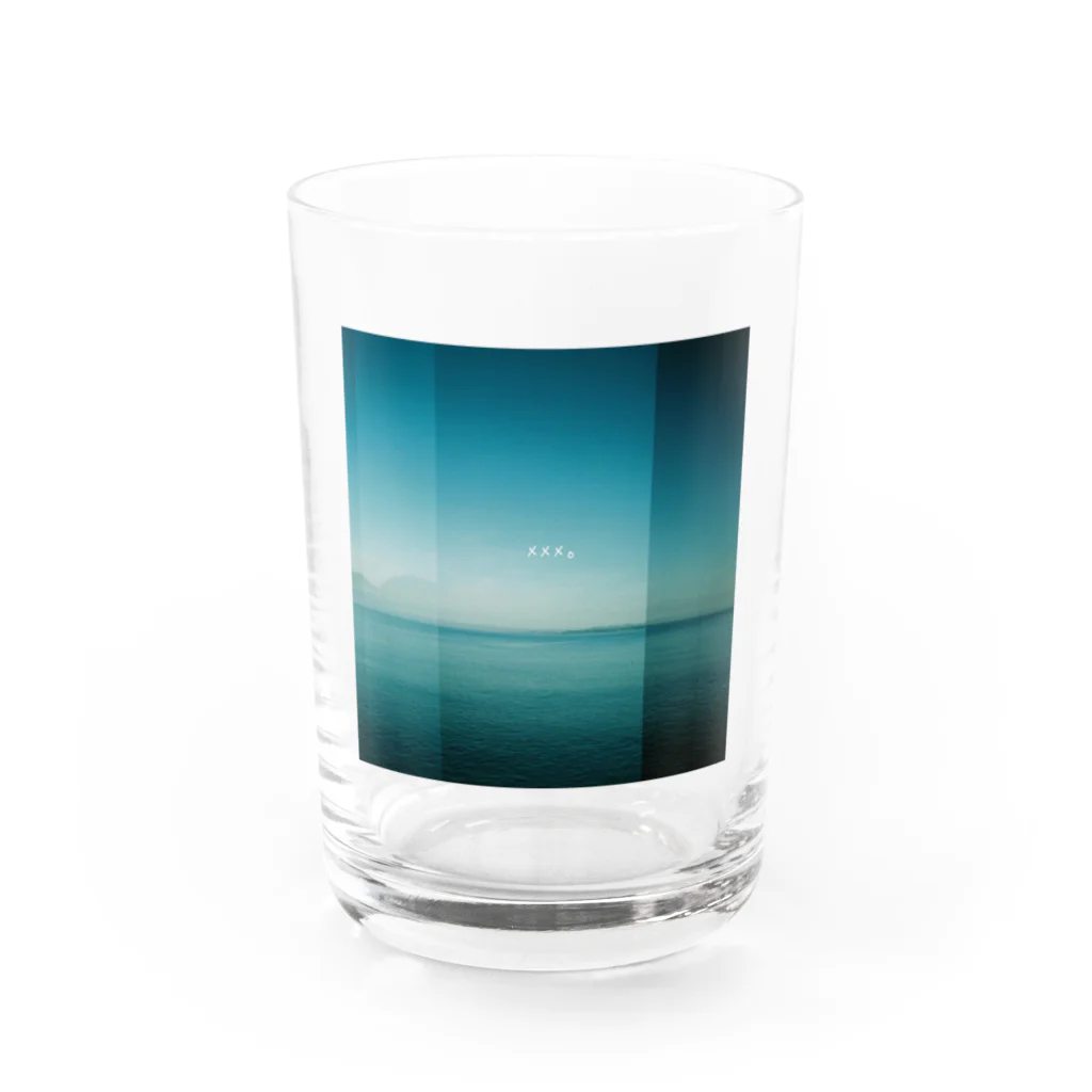 xxx。のBlue jean* Water Glass :front