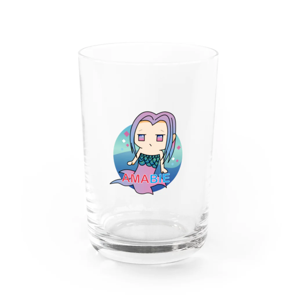 桜餅のアマちゃん Water Glass :front