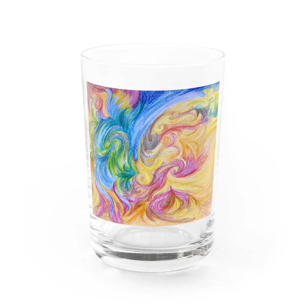 ひよどり書店の彩雲 Water Glass :front