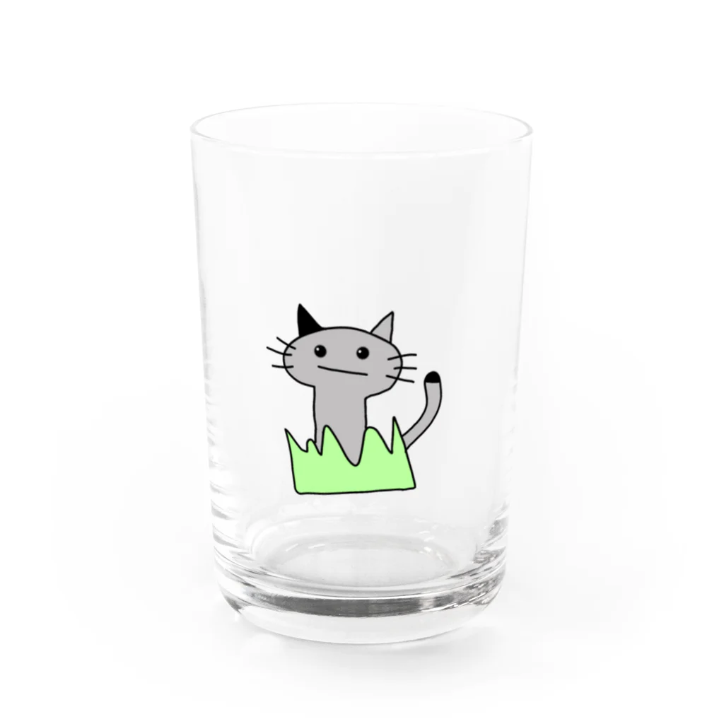 SOKYUの草猫。 Water Glass :front