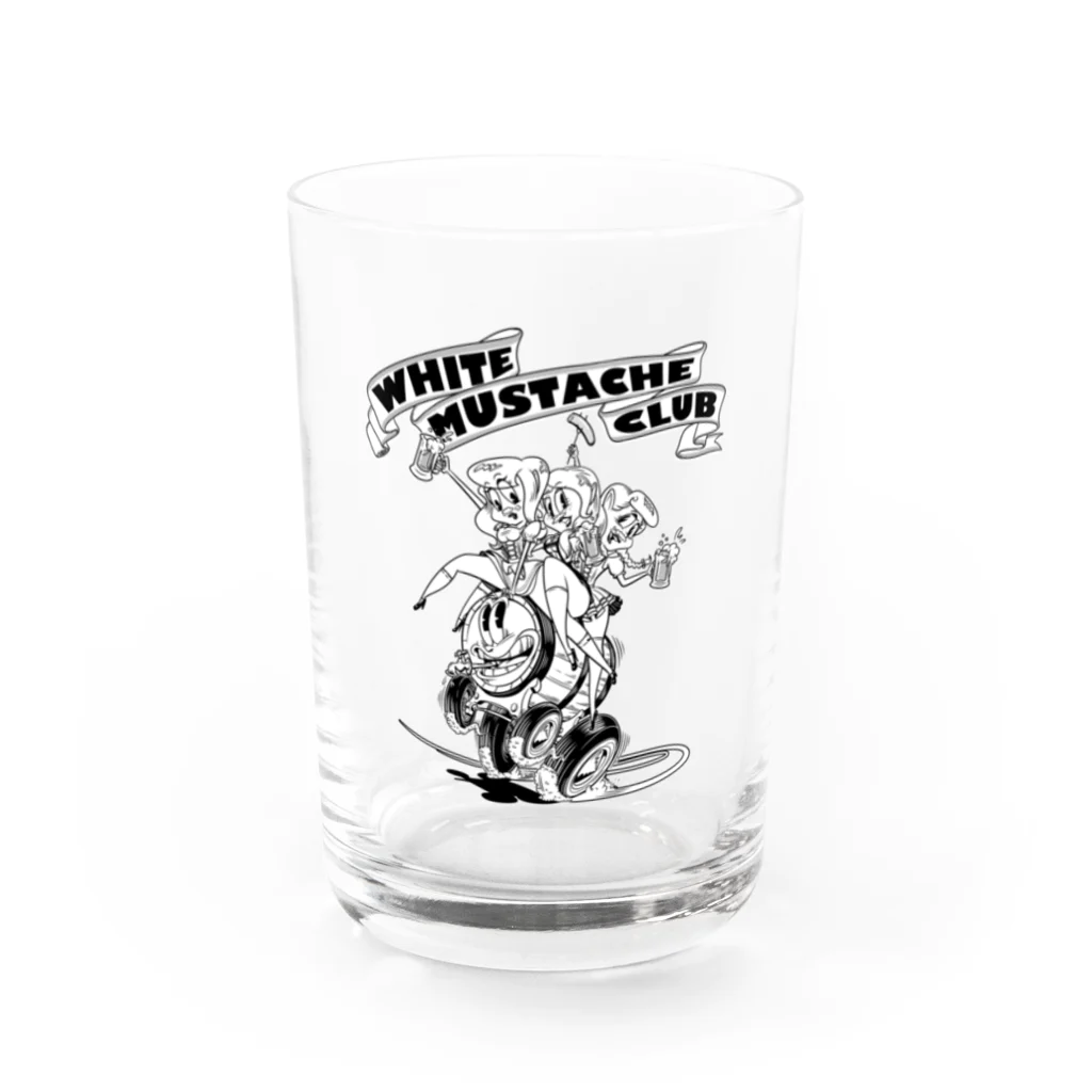 nidan-illustrationの"WHITE MUSTACHE CLUB"(タイトルなし)) Water Glass :front