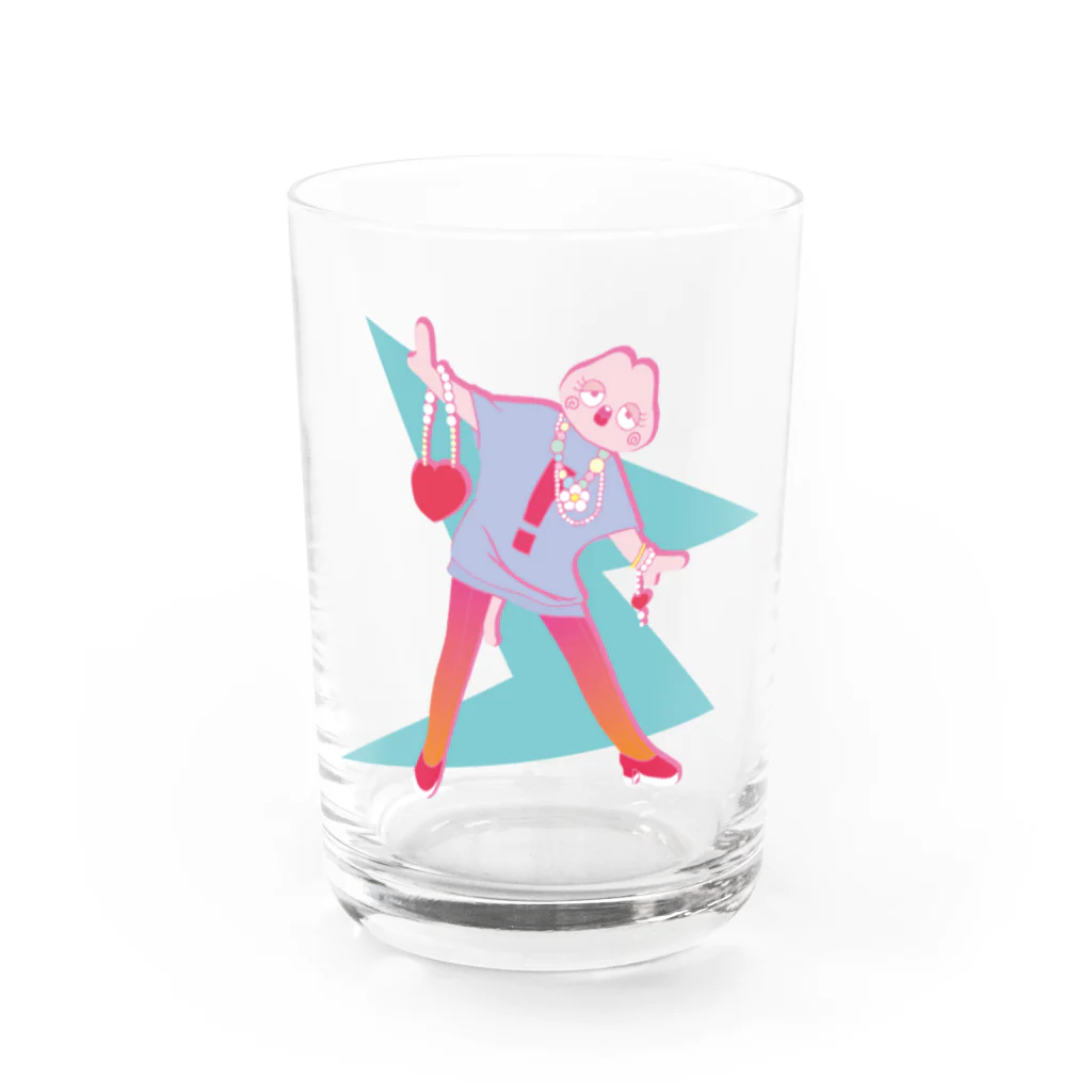 誘いのねりねこちゃん・あかん！ Water Glass :front