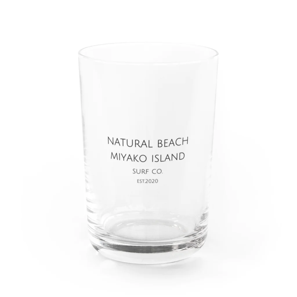 NATURALPROTEINのオリジナルロゴ Water Glass :front