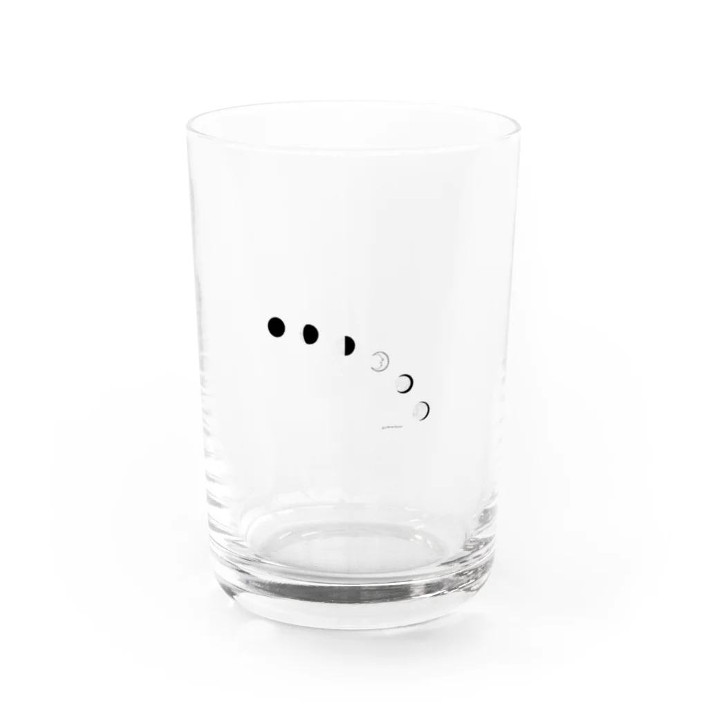 カタナシ　ウミのmoon phases Water Glass :front